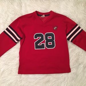 Boys old navy red jersey size small